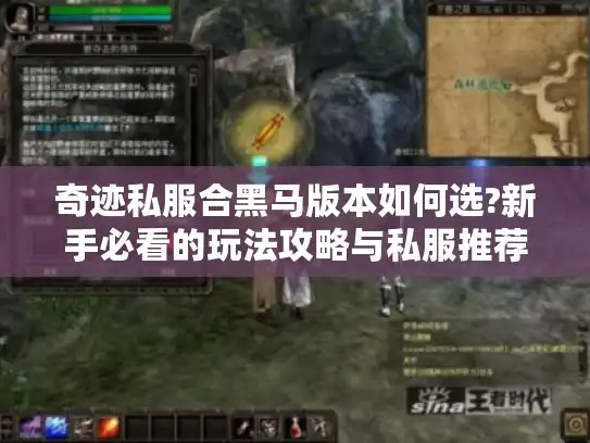 奇迹私服合黑马版本如何选?新手必看的玩法攻略与私服推荐 奇迹私服合黑马版本如何选?新手必看的玩法攻略与私服推荐