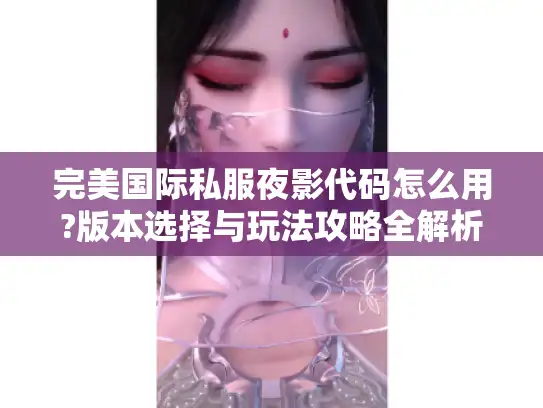 完美国际私服夜影代码怎么用?版本选择与玩法攻略全解析