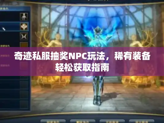 奇迹私服抽奖NPC玩法，稀有装备轻松获取指南