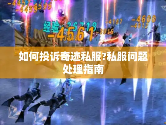 如何投诉奇迹私服?私服问题处理指南