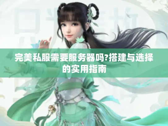 完美私服需要服务器吗?搭建与选择的实用指南