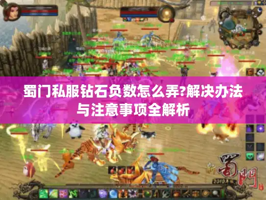 蜀门私服钻石负数怎么弄?解决办法与注意事项全解析