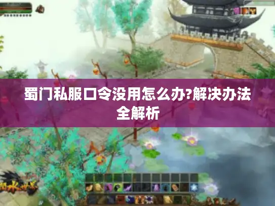 蜀门私服口令没用怎么办?解决办法全解析