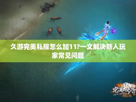 久游完美私服怎么加11?一文解决新人玩家常见问题