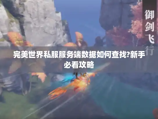 完美世界私服服务端数据如何查找?新手必看攻略