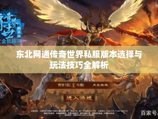 东北网通传奇世界私服版本选择与玩法技巧全解析 东北网通传奇世界私服版本选择与玩法技巧全解析