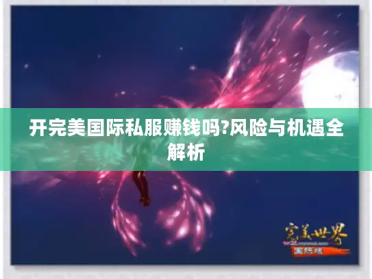 开完美国际私服赚钱吗?风险与机遇全解析
