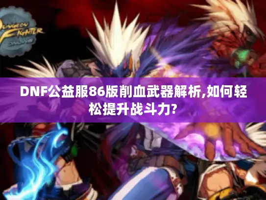 DNF公益服86版削血武器解析,如何轻松提升战斗力?
