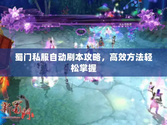 蜀门私服自动刷本攻略，高效方法轻松掌握