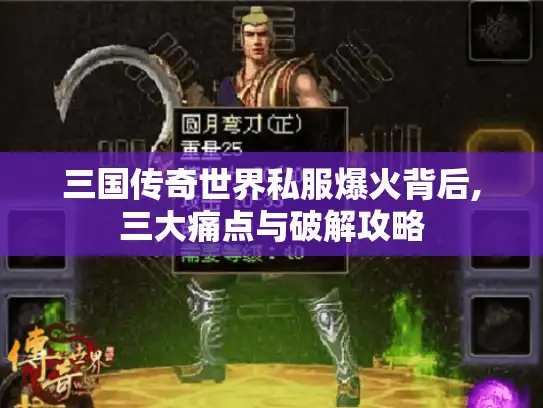 三国传奇世界私服爆火背后,三大痛点与破解攻略