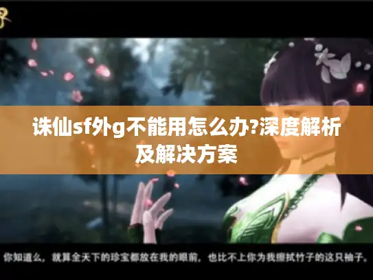 诛仙sf外g不能用怎么办?深度解析及解决方案