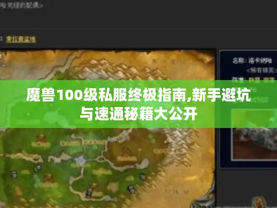 魔兽100级私服终极指南,新手避坑与速通秘籍大公开