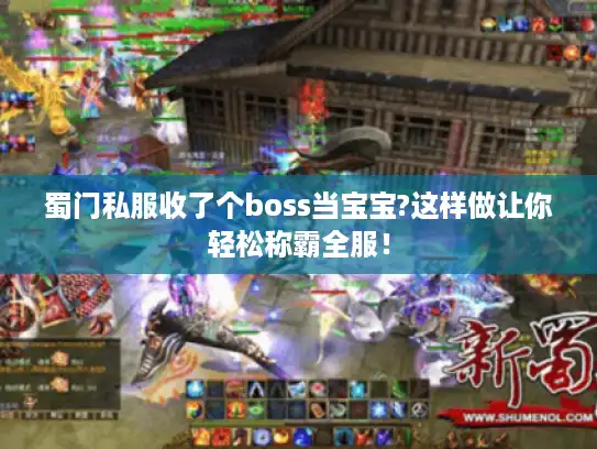蜀门私服收了个boss当宝宝?这样做让你轻松称霸全服！
