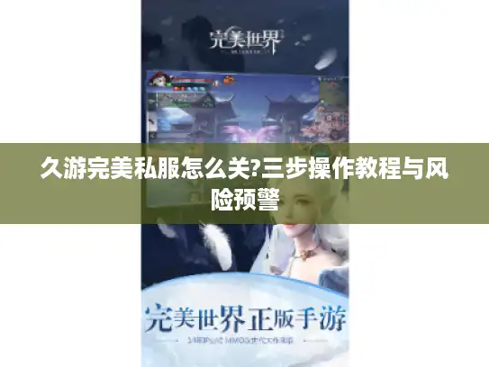 久游完美私服怎么关?三步操作教程与风险预警