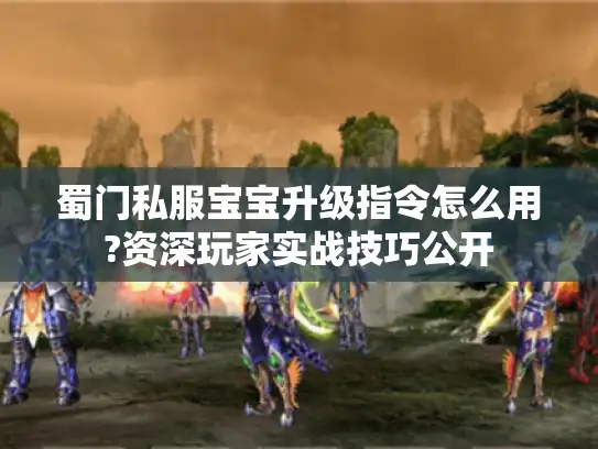 蜀门私服宝宝升级指令怎么用?资深玩家实战技巧公开