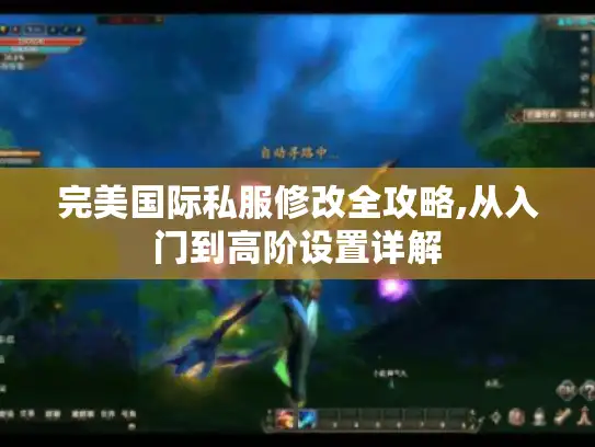 完美国际私服修改全攻略,从入门到高阶设置详解
