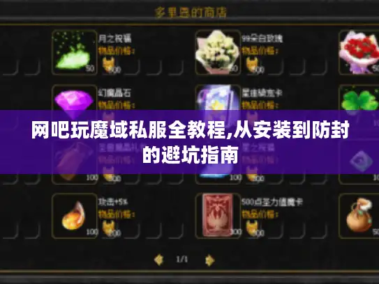 网吧玩魔域私服全教程,从安装到防封的避坑指南