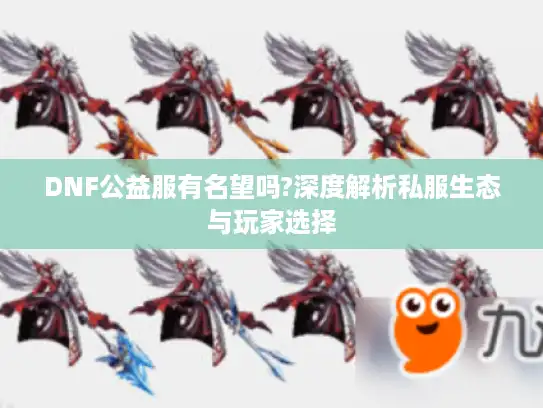 DNF公益服有名望吗?深度解析私服生态与玩家选择