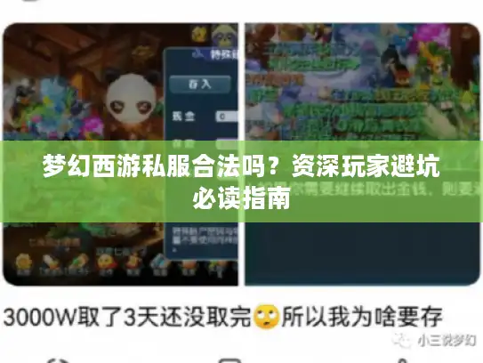 梦幻西游私服合法吗？资深玩家避坑必读指南