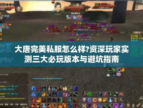 大唐完美私服怎么样?资深玩家实测三大必玩版本与避坑指南 大唐完美私服怎么样?资深玩家实测三大必玩版本与避坑指南