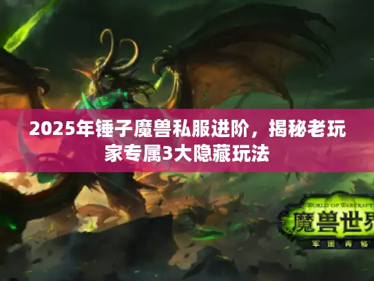 2025年锤子魔兽私服进阶，揭秘老玩家专属3大隐藏玩法