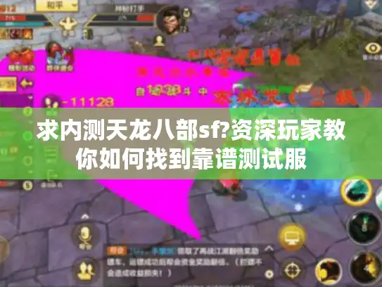 求内测天龙八部sf?资深玩家教你如何找到靠谱测试服