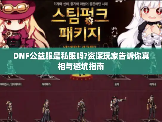 DNF公益服是私服吗?资深玩家告诉你真相与避坑指南
