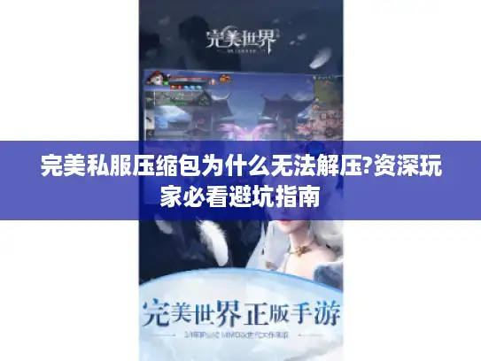 完美私服压缩包为什么无法解压?资深玩家必看避坑指南 完美私服压缩包为什么无法解压?资深玩家必看避坑指南