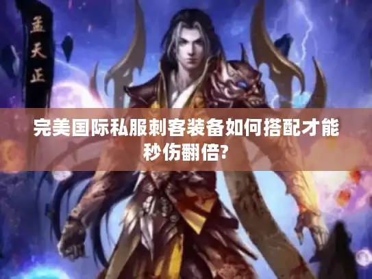 完美国际私服刺客装备如何搭配才能秒伤翻倍?