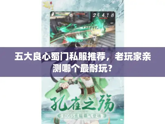 五大良心蜀门私服推荐，老玩家亲测哪个最耐玩？