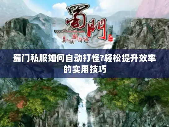 蜀门私服如何自动打怪?轻松提升效率的实用技巧