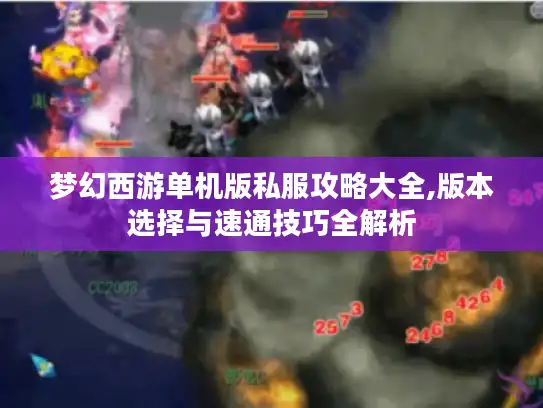 梦幻西游单机版私服攻略大全,版本选择与速通技巧全解析 梦幻西游单机版私服攻略大全,版本选择与速通技巧全解析