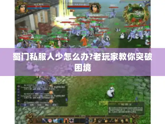 蜀门私服人少怎么办?老玩家教你突破困境
