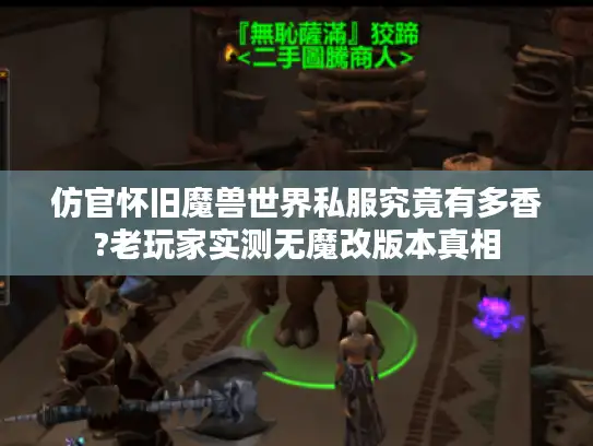 仿官怀旧魔兽世界私服究竟有多香?老玩家实测无魔改版本真相