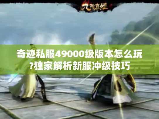 奇迹私服49000级版本怎么玩?独家解析新服冲级技巧 奇迹私服49000级版本怎么玩?独家解析新服冲级技巧