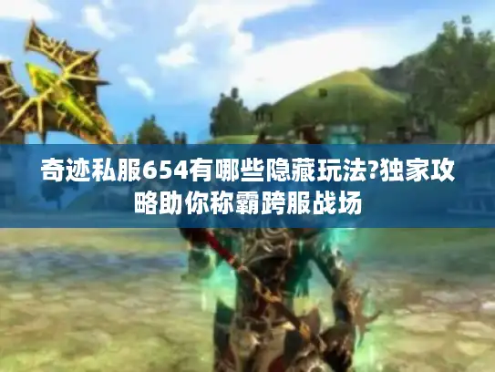 奇迹私服654有哪些隐藏玩法?独家攻略助你称霸跨服战场