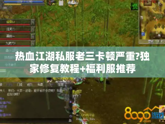 热血江湖私服老三卡顿严重?独家修复教程+福利服推荐