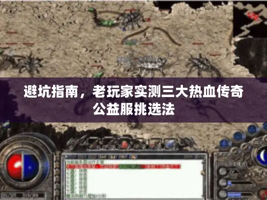 避坑指南，老玩家实测三大热血传奇公益服挑选法