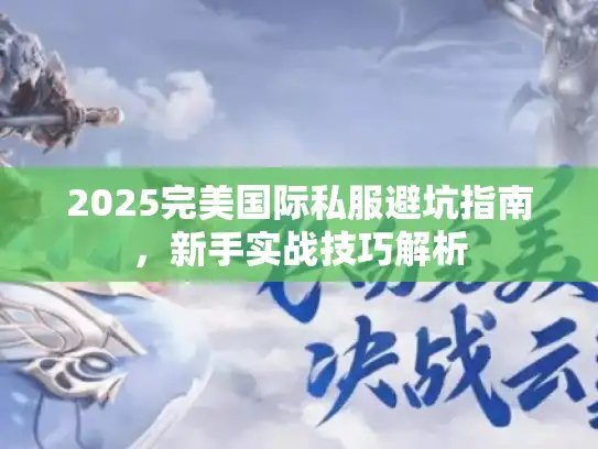 2025完美国际私服避坑指南，新手实战技巧解析