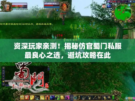 资深玩家亲测！揭秘仿官蜀门私服最良心之选，避坑攻略在此