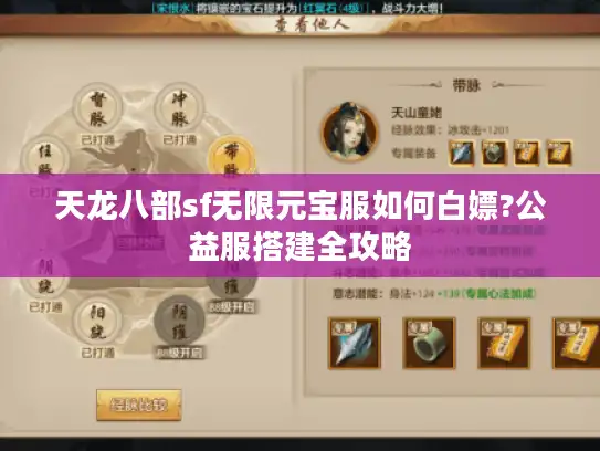 天龙八部sf无限元宝服如何白嫖?公益服搭建全攻略