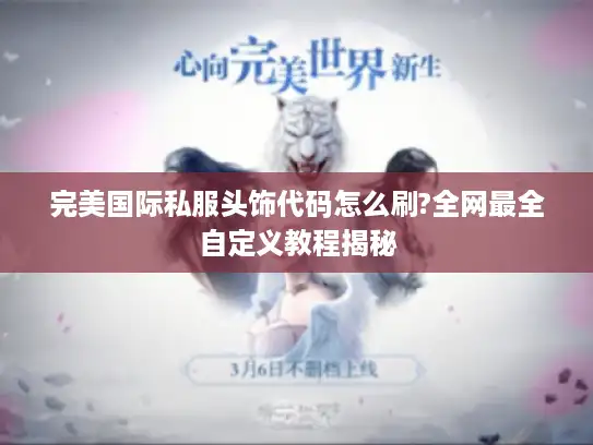 完美国际私服头饰代码怎么刷?全网最全自定义教程揭秘