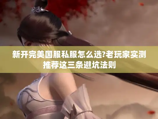 新开完美国服私服怎么选?老玩家实测推荐这三条避坑法则