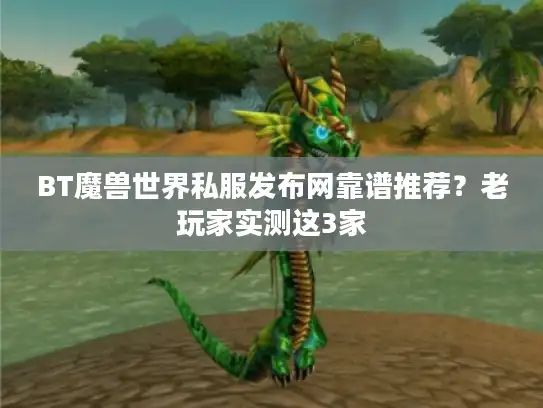 BT魔兽世界私服发布网靠谱推荐?老玩家实测这3家 BT魔兽世界私服发布网靠谱推荐?老玩家实测这3家