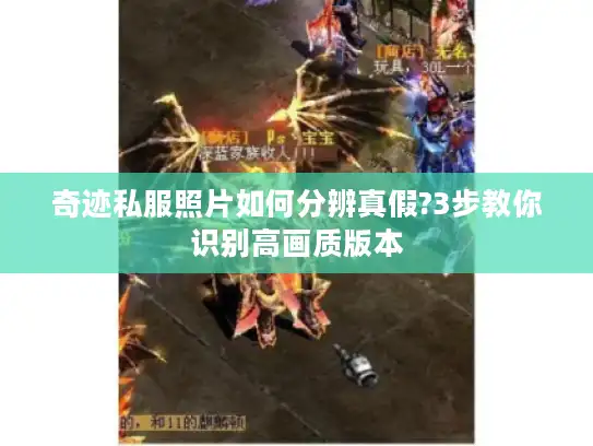 奇迹私服照片如何分辨真假?3步教你识别高画质版本