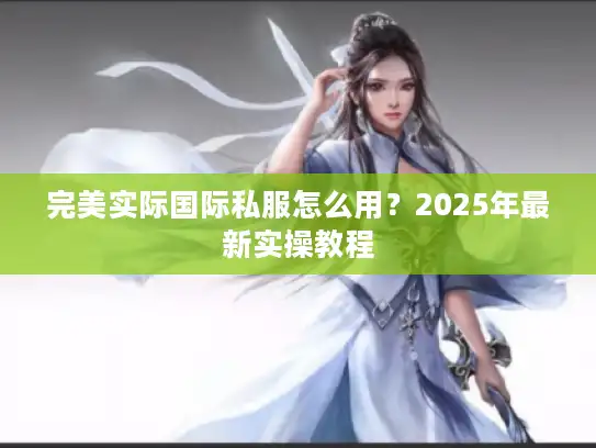 完美实际国际私服怎么用？2025年最新实操教程