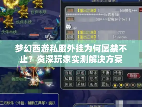 梦幻西游私服外挂为何屡禁不止？资深玩家实测解决方案
