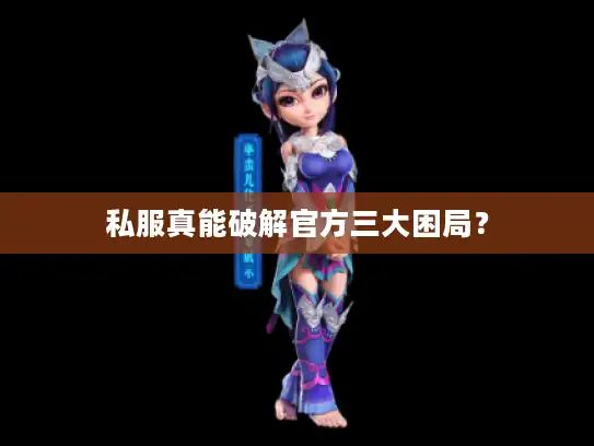 私服真能破解官方三大困局? 私服真能破解官方三大困局?