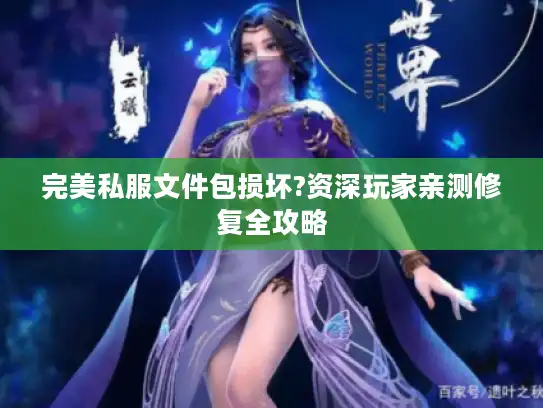 完美私服文件包损坏?资深玩家亲测修复全攻略 完美私服文件包损坏?资深玩家亲测修复全攻略