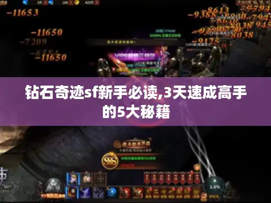 钻石奇迹sf新手必读,3天速成高手的5大秘籍